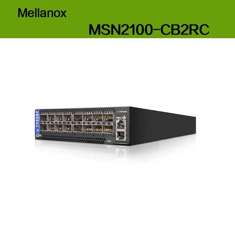 Kecepatan Maksimum EDR Nvidia Mellanox Spectrum Berbasis 100gbe 1u Open Ethernet Switch dengan Cumulus Linux MSN2100-CB2RC 16 Port Qsfp28