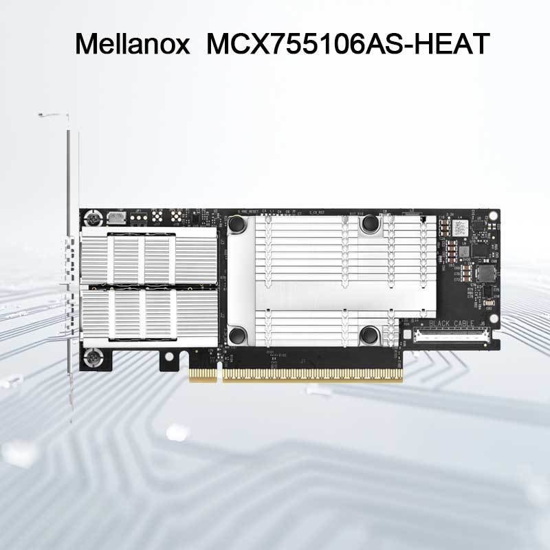 MCX755106as-Heat (900-9X7AH-0078-DTZ) Nvidia Connectx-7 200g Ethernet Adapter dengan Dual Port