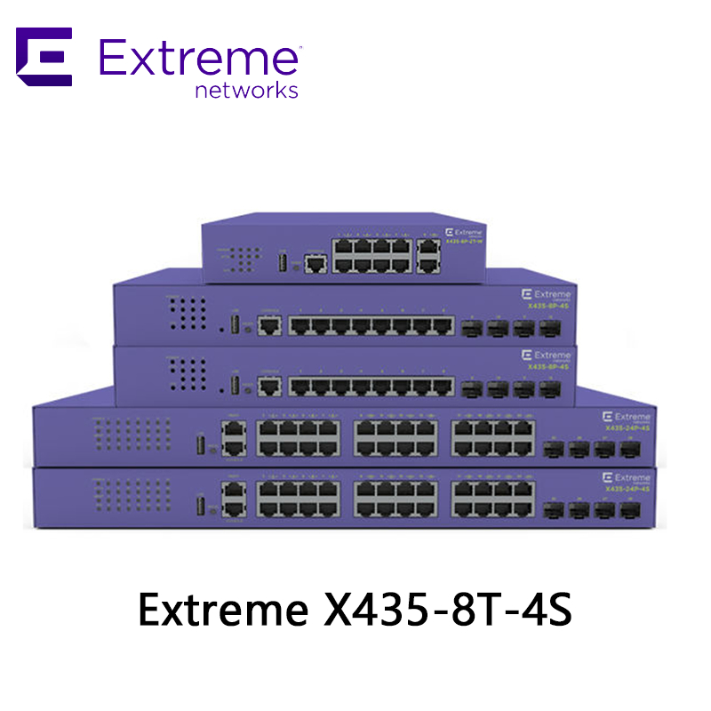 Sakelar Jaringan Kinerja Tinggi Seri Extreme X435-8t-4s untuk Konektivitas yang Mulus