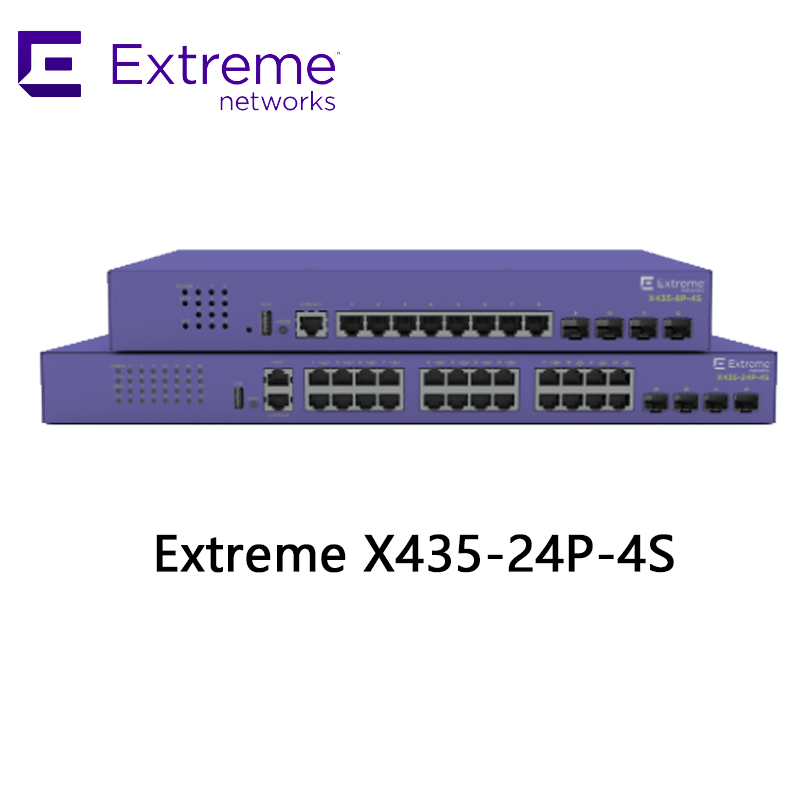 24P Extreme Networks X435 AVB Switch X435 4S 68Gbps 50,6Mpps baru dan asli