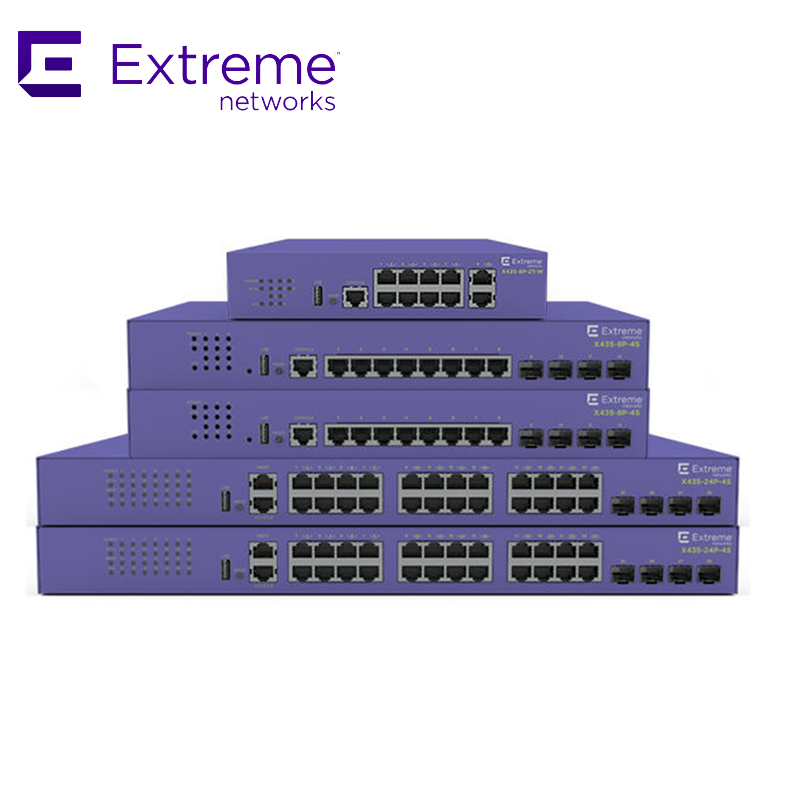 24P Extreme Networks X435 AVB Switch X435 4S 68Gbps 50,6Mpps baru dan asli
