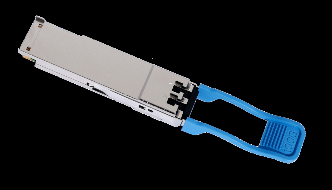 Premium 100g Qsfp28 Bidi Sr Transceiver Fiber Optic Module untuk Pusat Data