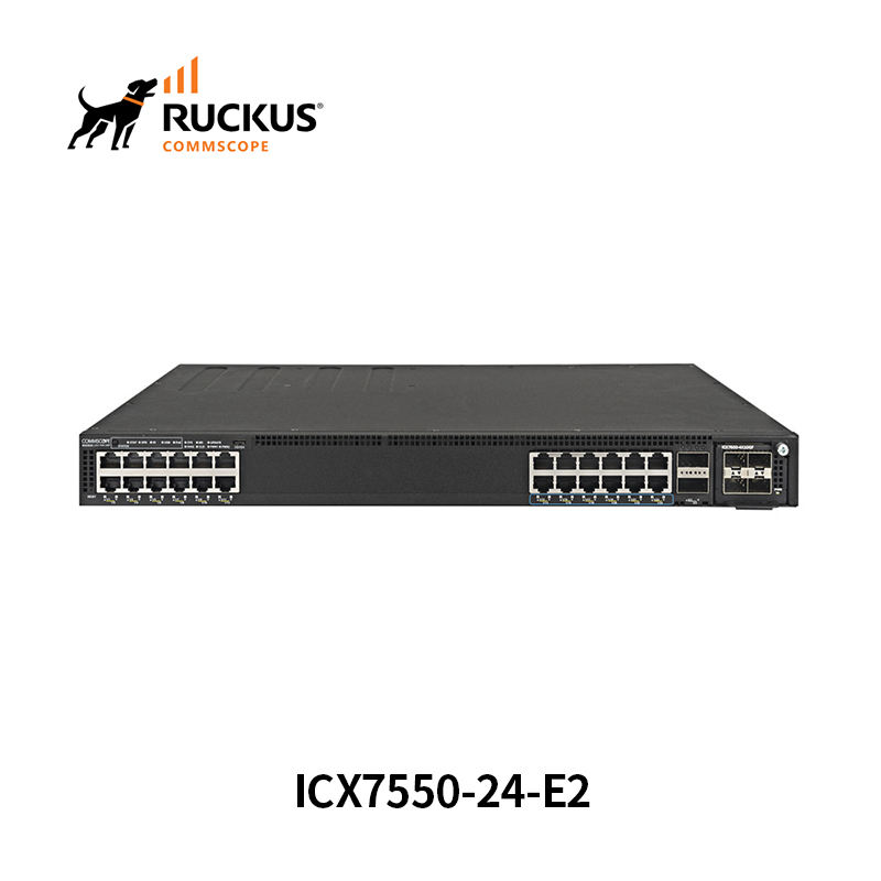Sakelar Ruckus Icx7550-24-E2 Tingkat Lanjut dengan 24 Port untuk Konektivitas yang Mulus
