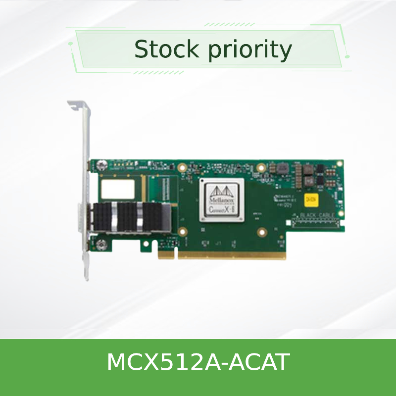 MCX512A-ACAT Mellanox Connectx 5 Dual Port 10 25gbe Sfp28 EN Kartu Adaptor PCIe 3.0 X8
