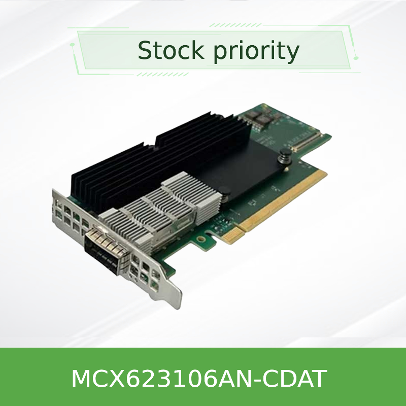 QSFP56 Mellanox Ethernet Adapter NIC ConnectX-6 Dx EN 100GbE Kartu Jaringan MCX623106AN-CDAT