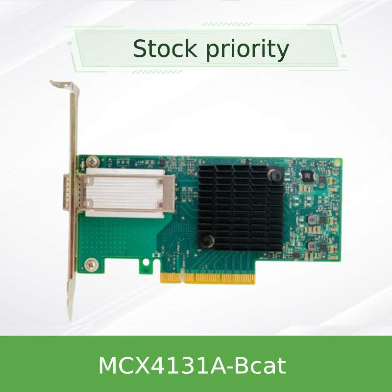 Kartu Jaringan Mellanox Adaptor Nvidia Asli Baru MCX4131A-Bcat Connectx-4 Infiniband