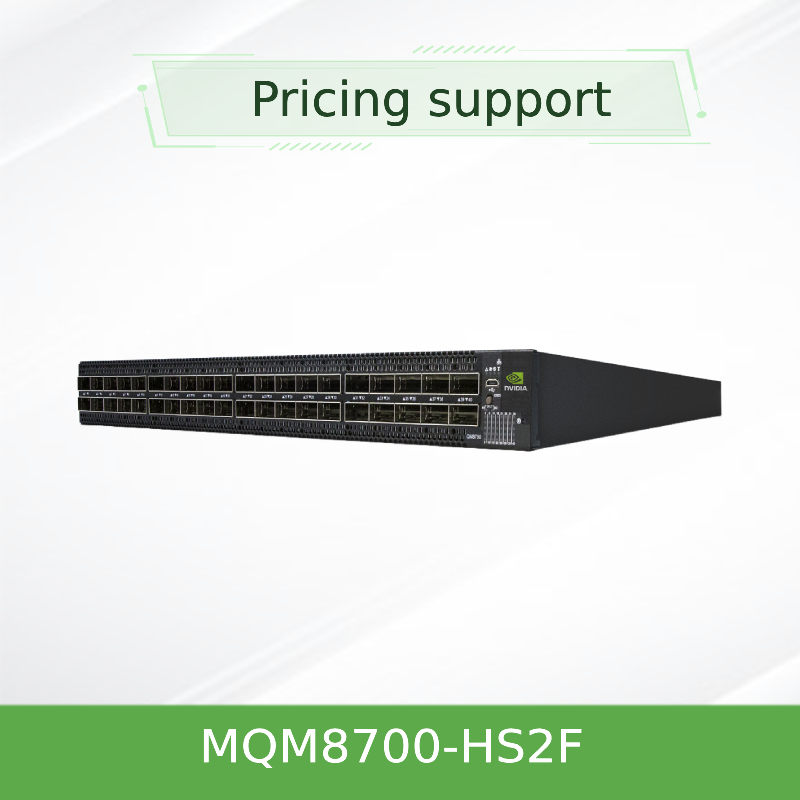 MQM8700-HS2F(920-9B110-00FH-0MD) Sakelar Jaringan Mellanox 40 Port 200G InfiniBand Untuk Pusat Data