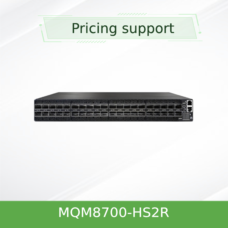 920-9b110-00rh-0m0 Mellanox MQM8700-HS2R(920-9B110-00RH-0M0) Sakelar Jaringan Infiniband Quantum Hdr dengan 40 Port Qsfp56 Kecepatan Transmisi 10/100/1000Mbps
