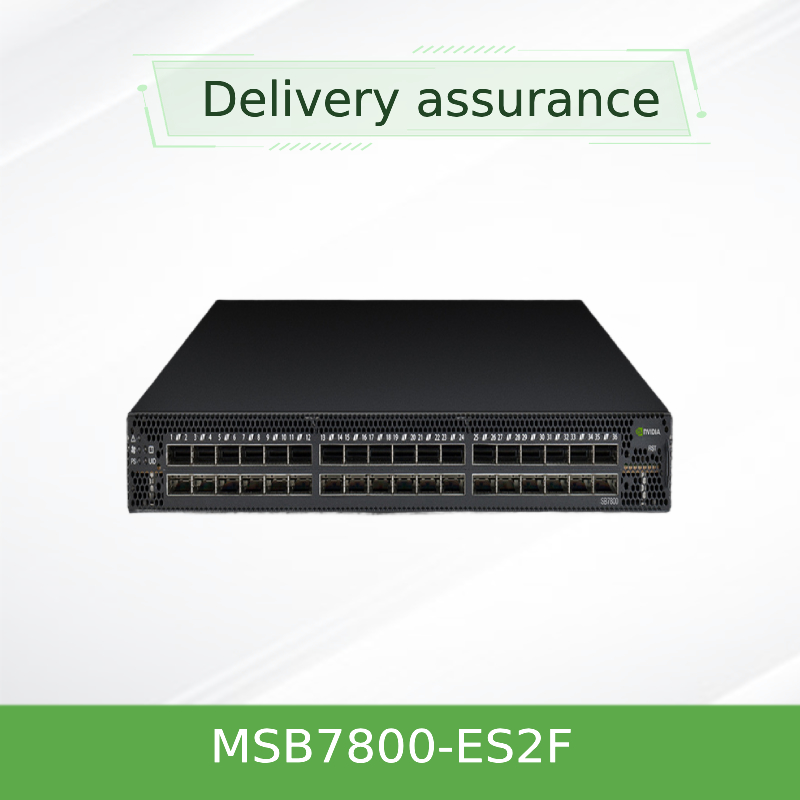 Mellanox MSB7800-ES2F InfiniBand EDR 100Gb/S Switch System 36 QSFP28 Pelabuhan 1U