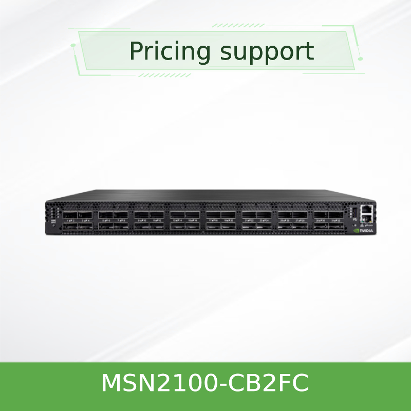MSN2100-CB2FC Nvidia Spectrum 100gbe 1u Switch 1g Kecepatan Maks Cumulus Linux 16 Port Qsfp28 2 PSU AC X86 2-Core Kedalaman Pendek Aliran Udara P2c