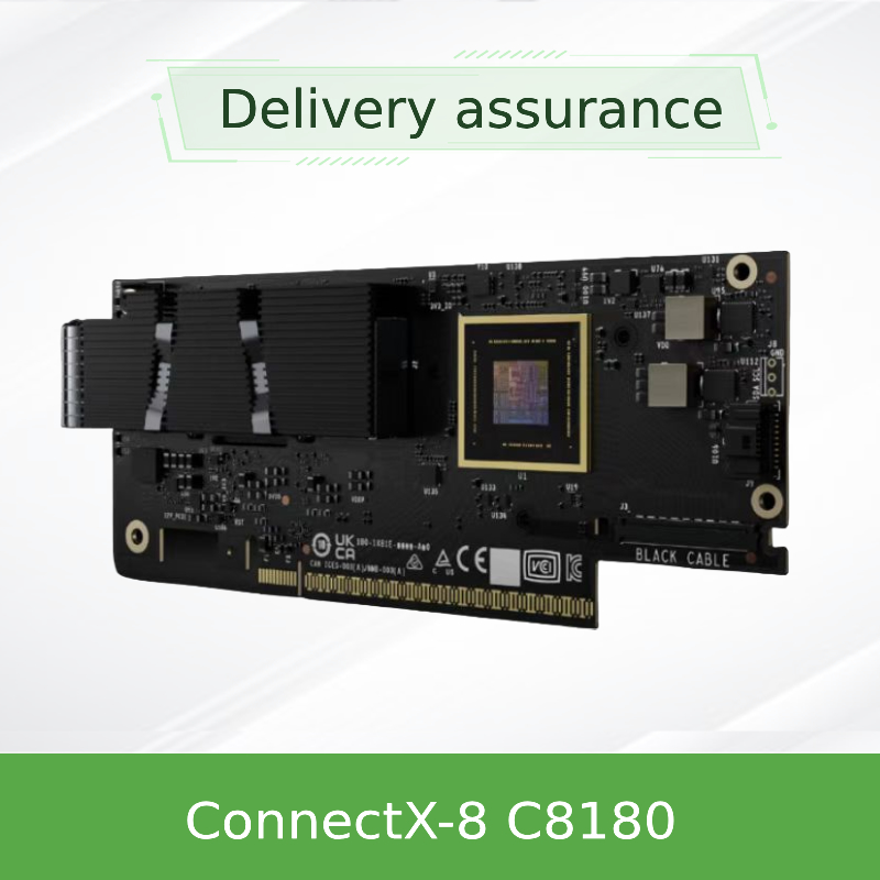 NVIDIA ConnectX-8 Adaptor C8180 (900-9x81e-00ex-DT0) OSFP Infiniband kandang tunggal: 800GBS XDR IB