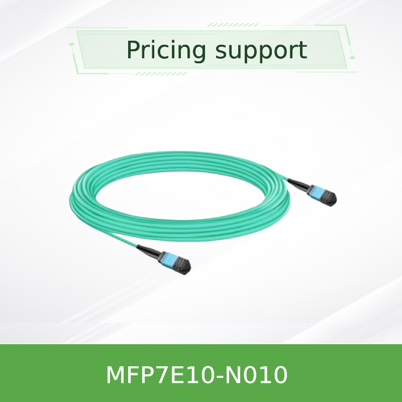 MFP7E10-N010 Kabel Optik Pasif MMF MPO12 APC Ke MPO12 APC 10m