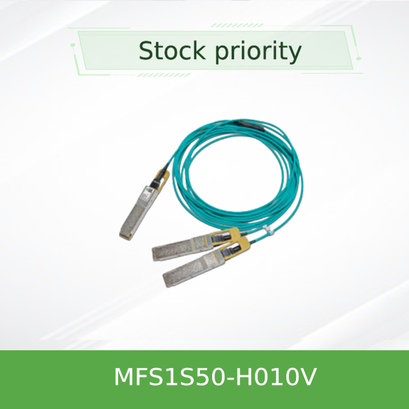 MFS1S50-H010V Mellanox AOC 200Gb/S Ke 2x100Gb/S IB HDR QSFP56 Ke 2xQSFP56 10m
