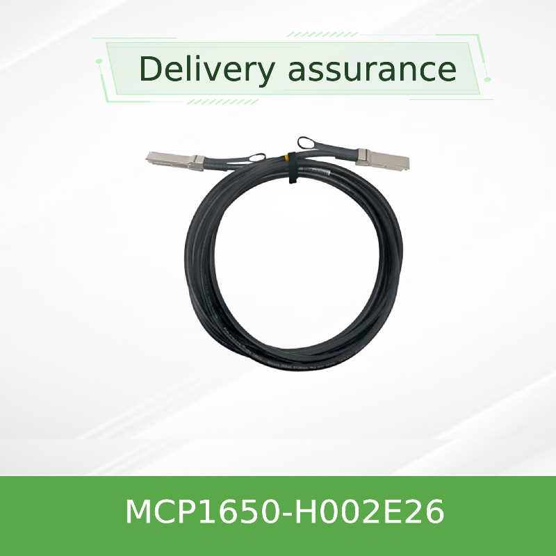 MCP1650-H002E26(980-9I549-00H002) Kabel Mellanox Dac Passive Copper Ib HDR Hingga 200GB/S Qsfp56 2M