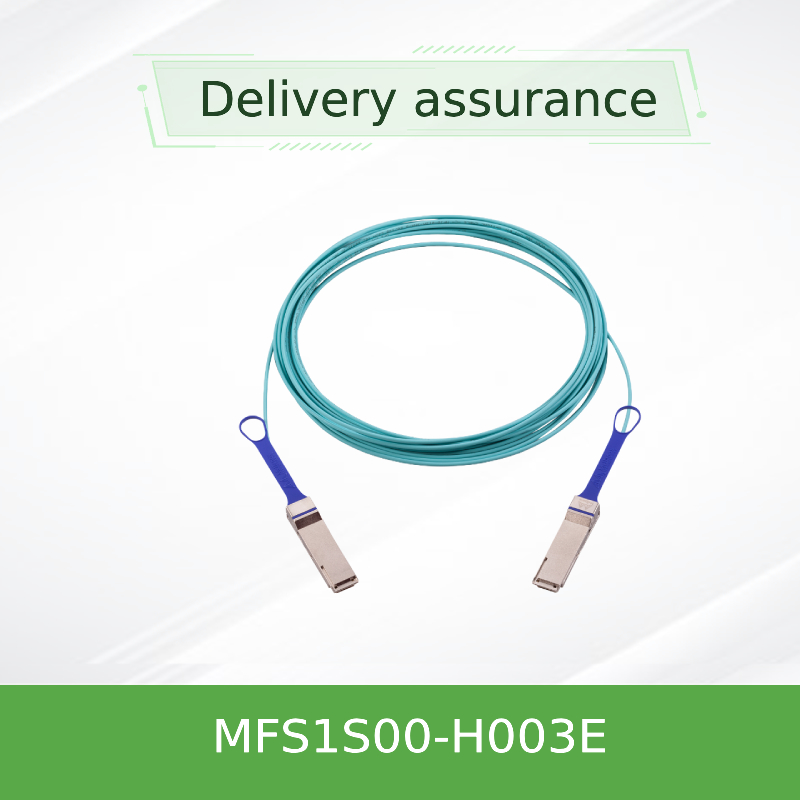 Multi Mode AOC Qsfp+ Kabel Optik Aktif Mellanox MFS1S00-H003E