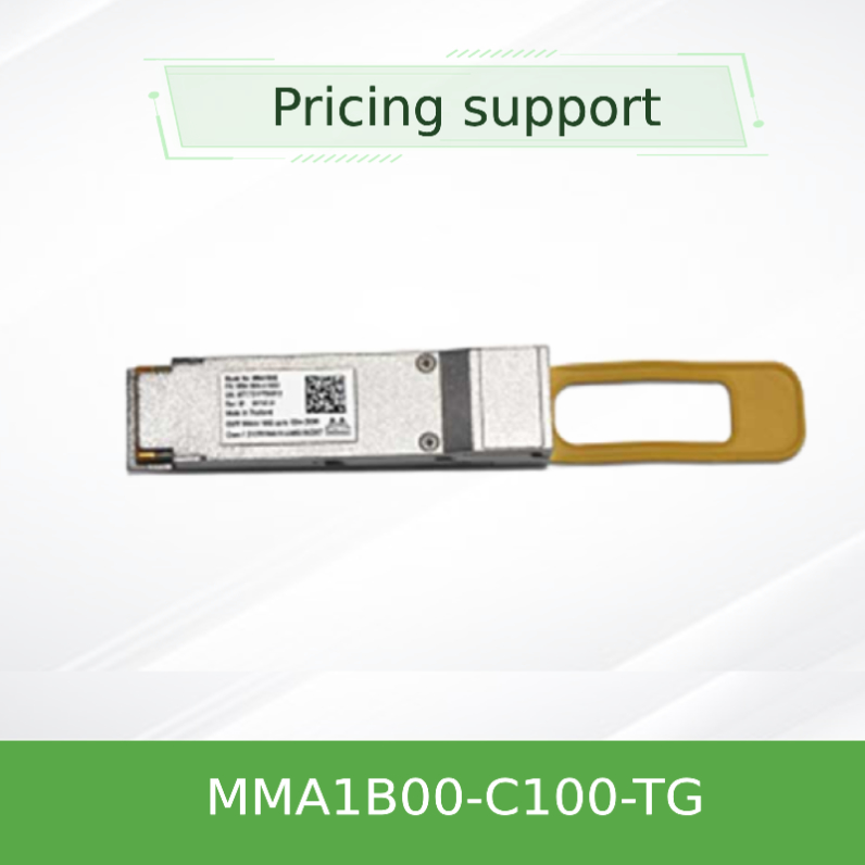 Transceiver Mellanox Asli Baru MMA1b00-C100-Tg 100gbe Qsfp28 hingga 100m, Ddmi