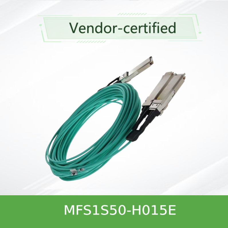 200Gb/S Ke 2x100Gb/S Mellanox AOC IB HDR QSFP56 Ke 2 MFS1S50-H005E MFS1S50-H010E MFS1S50-H015E MFS1S50-H015V