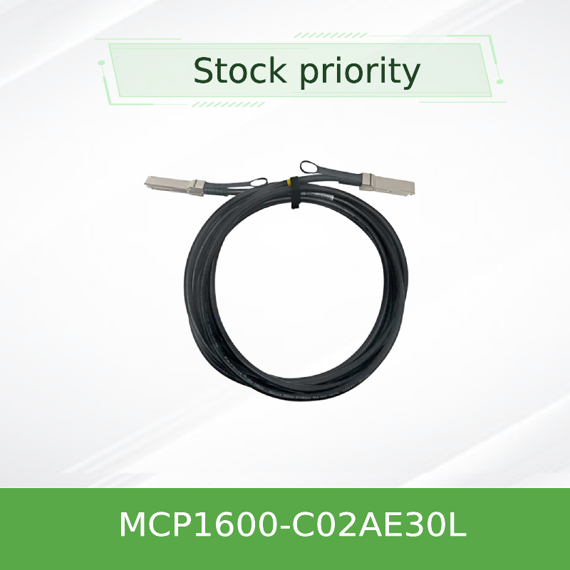 2.5m 100GbE QSFP28 Jaringan Kabel Mellanox DAC MCP1600-C02AE30L