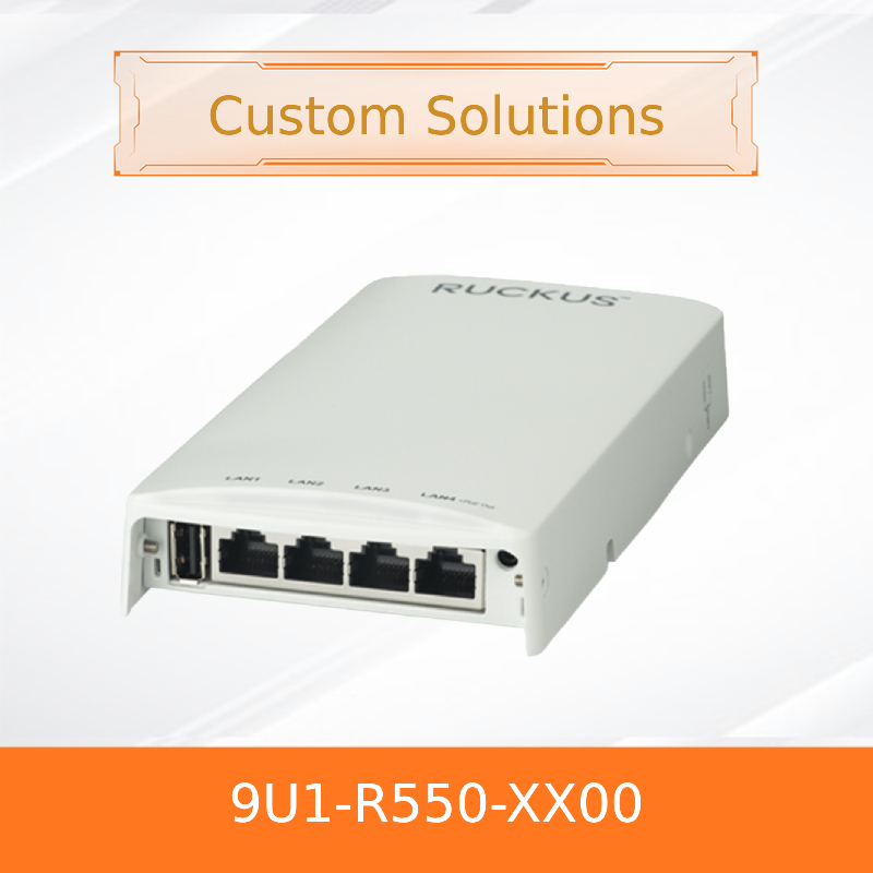 Hot Selling Original Baru Ruckus Indoor Access Point 9u1-R550-Xx00 Ap Dukungan Wi-Fi terbaru 6 (802.11ax)