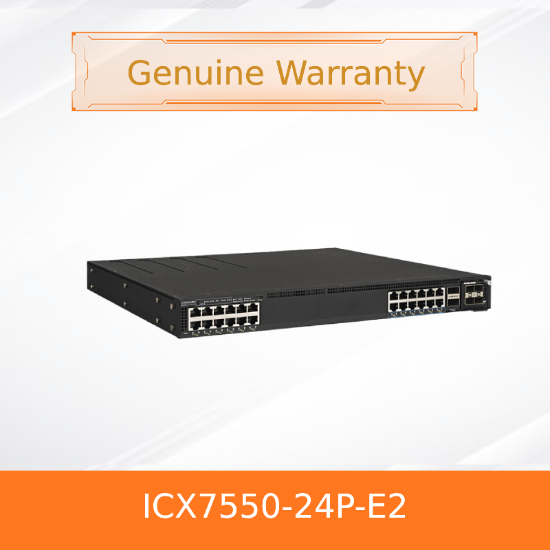 Switch Manajemen Jaringan Ruckus ICX7550-24P-E2 High-Performance Enterprise Switch