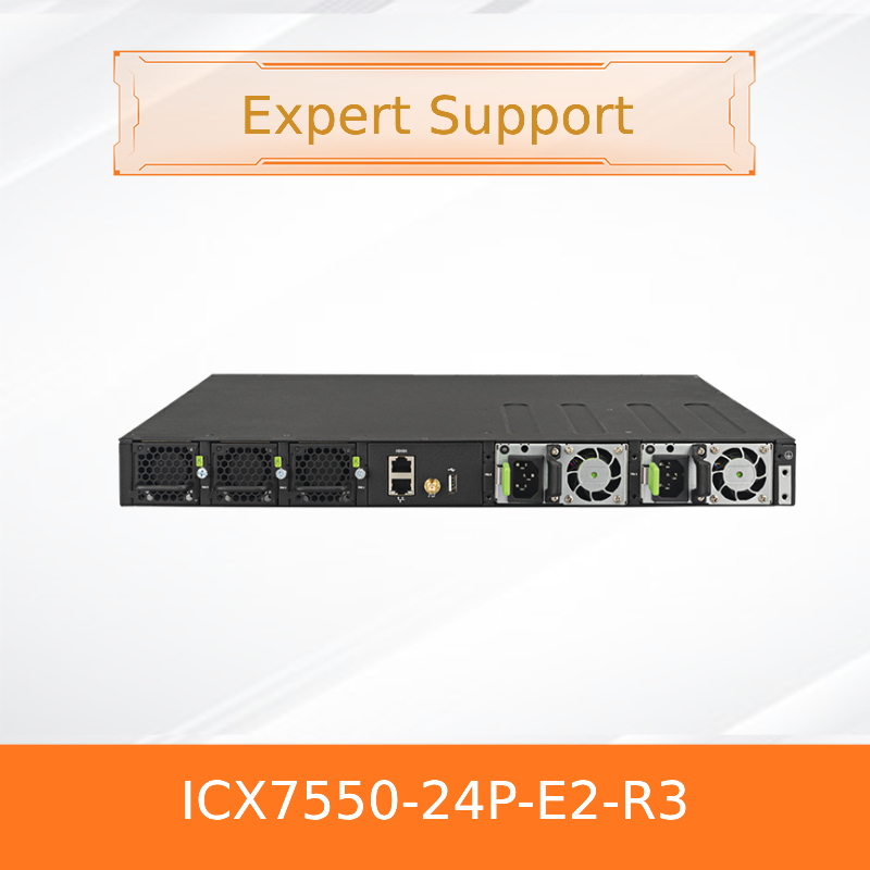 Sakelar Manajemen Jaringan ICX7550-24P-E2-R3 Advanced Ruckus Switch