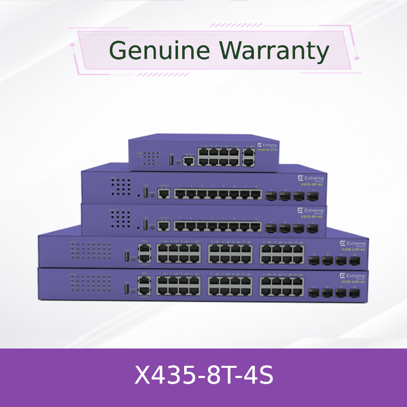 Sakelar Jaringan Kinerja Tinggi Seri Extreme X435-8t-4s untuk Konektivitas yang Mulus
