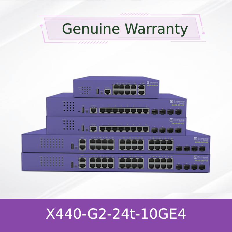 Sakelar Ethernet Extreme Network X440-G2-24t-10ge4 Seri 16532 dengan Fungsi Snmp Extreme Xos