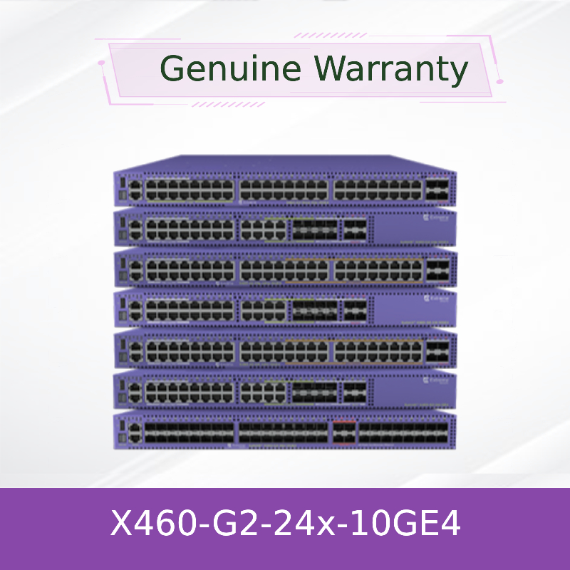 High Performance Stacking Extreme Network AVB Switch Summit X460-G2-24x-10GE4-Base baru dan asli