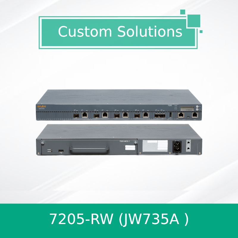 Hpe Aruba 7205 (JW735A) Pengontrol Ap Nirkabel Seri Hpe 7200 Asli dan Baru