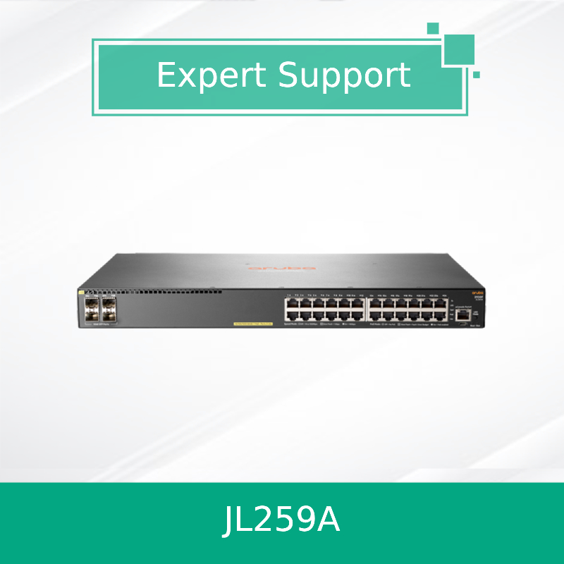 HPE Aruba Networking 2930F 24G 4SFP Switch (JL259A)