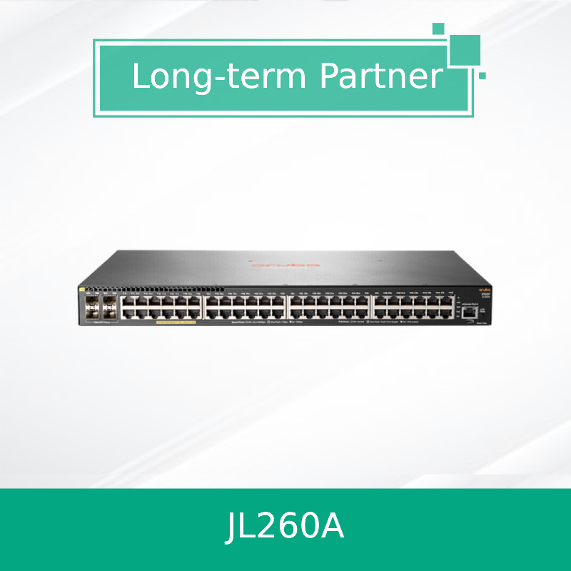 Sakelar Jaringan Hpe Aruba 2930f 48g 4SFP (JL260A) Baru dan Asli