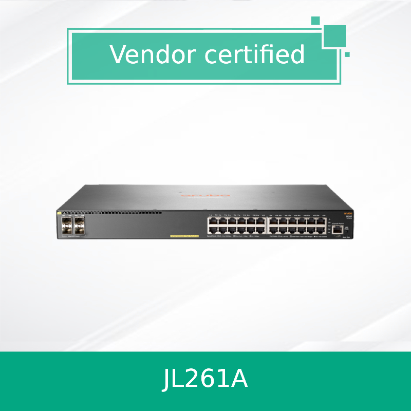 Sakelar Hpe Aruba Networking 2930f 24G Poe+ 4SFP 370W (JL261A) baru dan asli