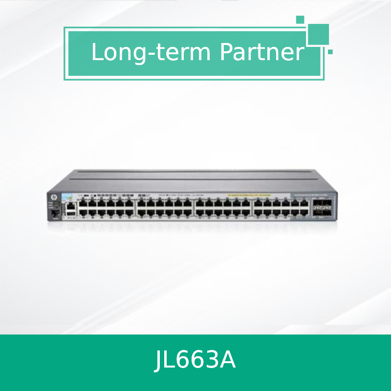 Sakelar Jaringan Jl663A Sakelar Seri 6300m 48-Port 1gbe dan 4-Port Jl663A SFP56