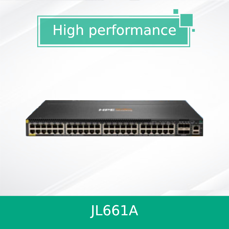 Sakelar Hpe Aruba Networking Cx 6300m 48-Port 1gbe Class 4 Poe dan 4-Port SFP56 (JL661A)