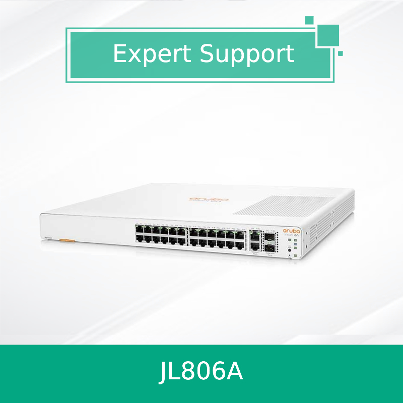 Sakelar Jaringan Hpe Instant On Baru Asli 24p Gigabit 2p 10gbt 2p SFP+ 1960 (JL806A)