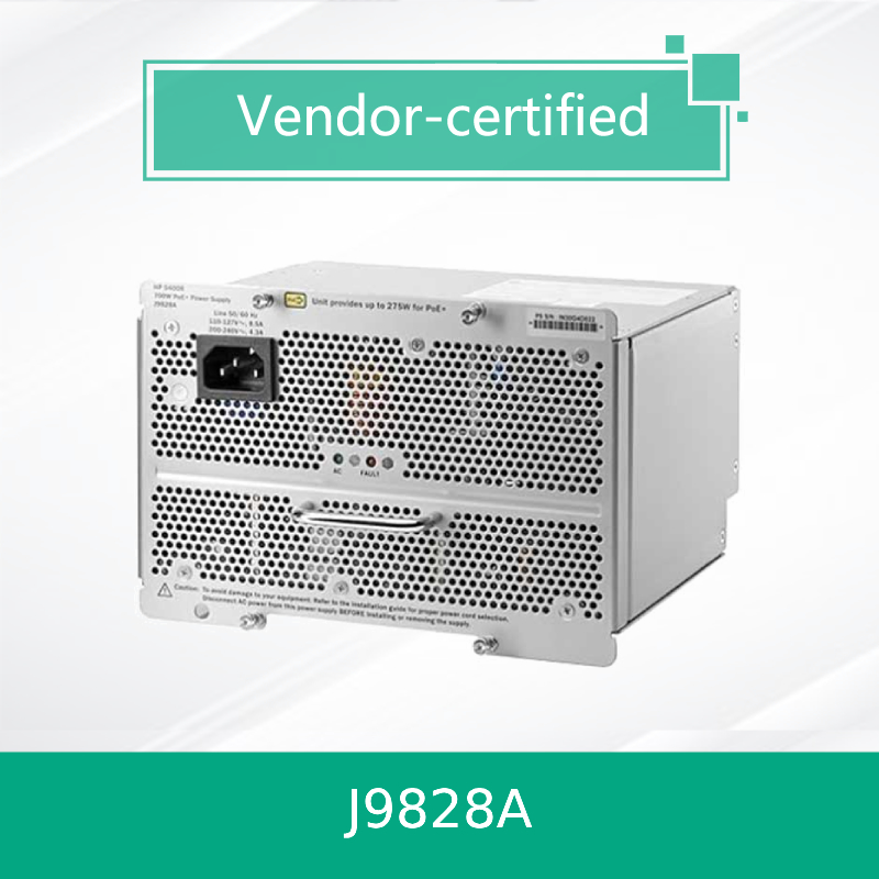 Sakelar Jaringan J9828A Baru dengan 5400r 700W Poe+ Asli Zl2 Fungsi Snmp dan Qos