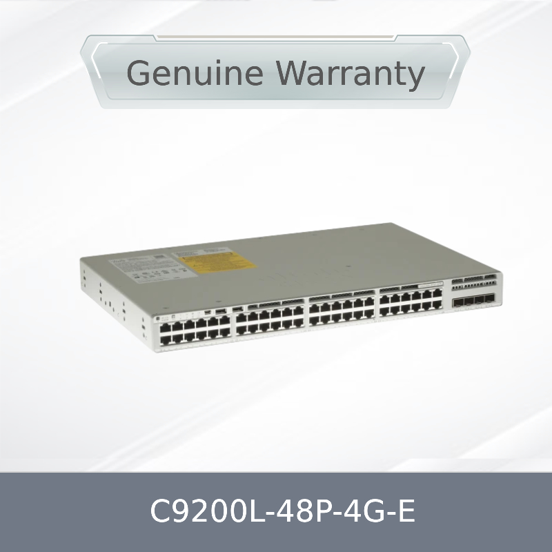C9200L-48p-4G-E Network Switch Baru dan Asli 9200L 48-Port Poe 4 1g SFP Uplink Switch