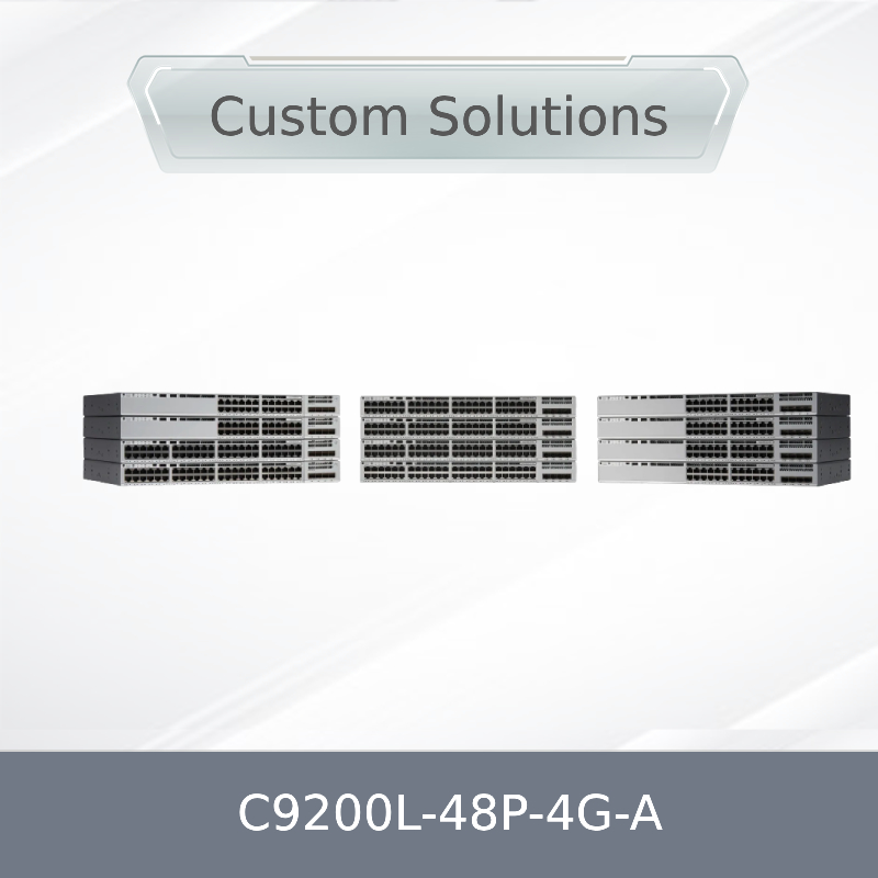 Cisco Baru Asli C9200L-48p-4G-a 9200L 48 Port 10/100/1000 Poe+ 4X1g Uplink Switch Jaringan Advantage C9200L-48p-4G-a
