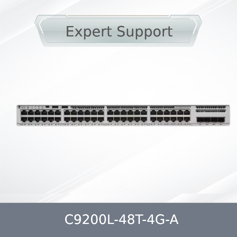 Merek Original Cisco C9200L-48t-4G-a C9200L Seri 48 Port Network Switch