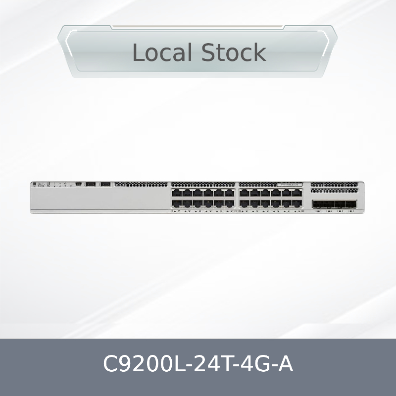 Baru Asli Pabrik Disegel C9200L-24t-4G-a 9200L 24-Port Poe+ 4G Network Advantage Sakelar Cisco C9200L-24t-4G-a