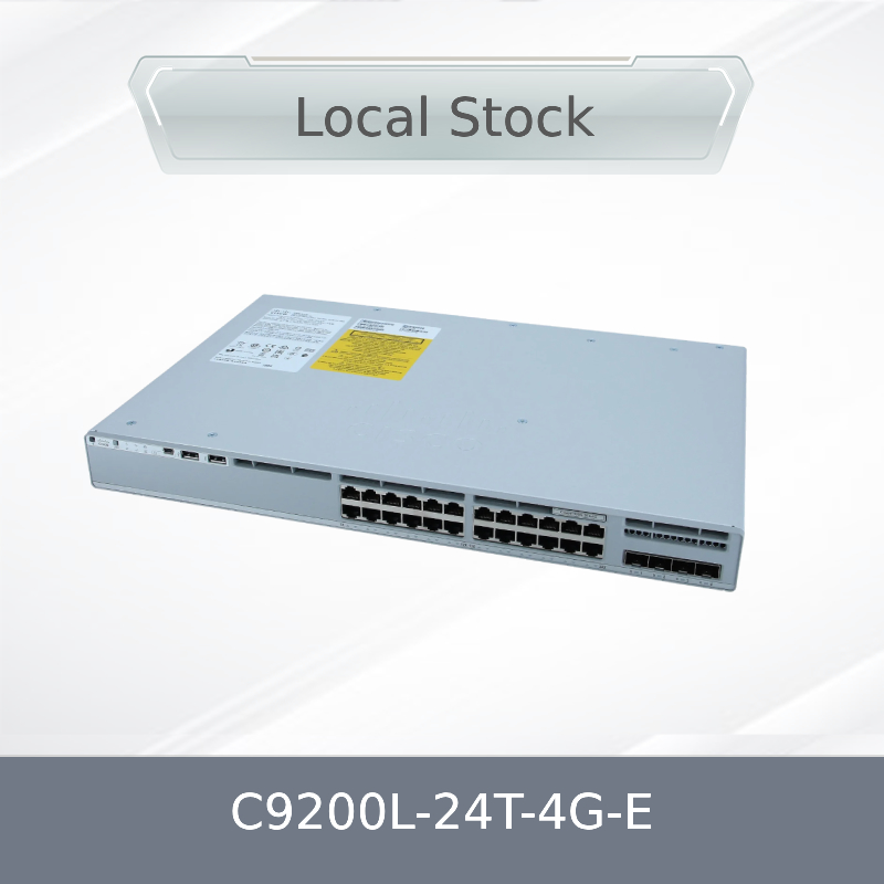 Original Baru Cisco C9200L-24t-4G-E 9200 Seri 24-Port 10/100/1000 + 4X1g SFP Network Switch