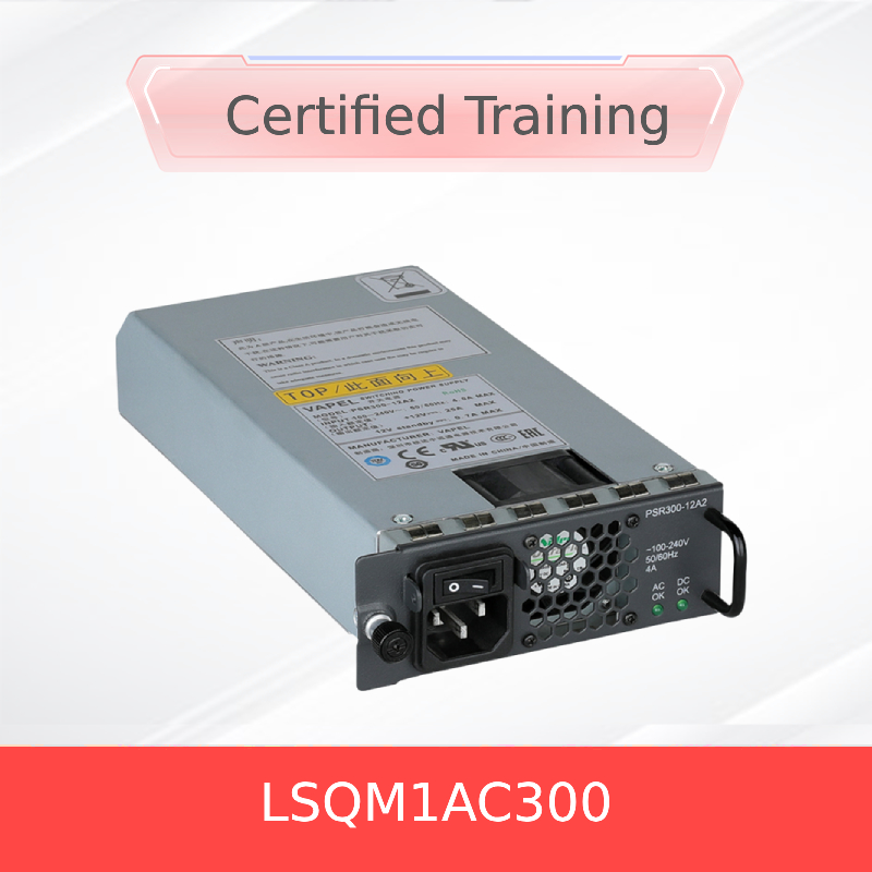 H3c Lsqm1AC300 Inti Utama Jaringan Modular Switch Modul Daya AC Karton 12.5A