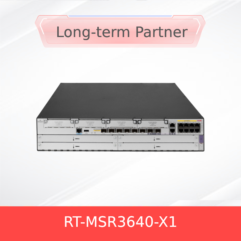 H3C RT-MSR3640-X1 Serial Produk Router Kinerja Penerusan Kinerja 10G SFP+