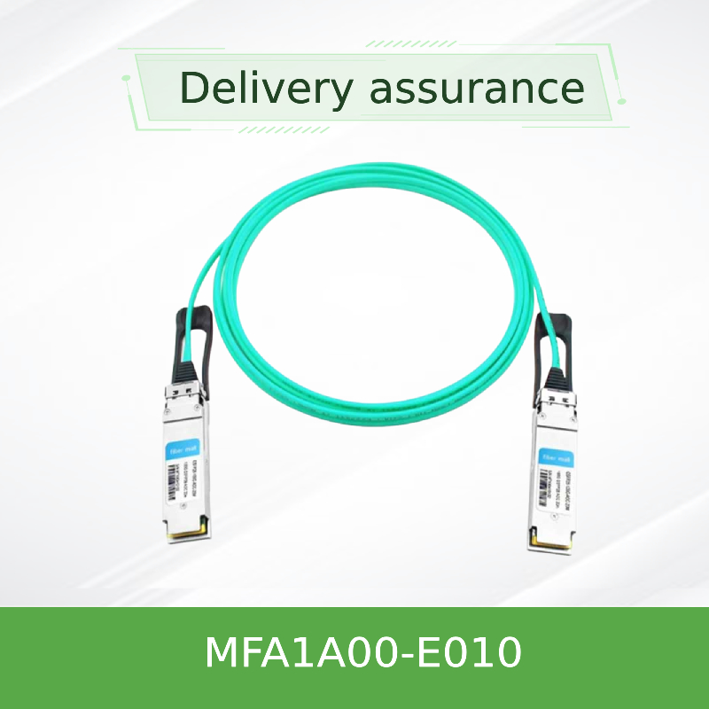 Mellanox MFA1A00-E010 100G QSFP28 AOC | Kabel Optik Aktif 10m untuk InfiniBand EDR