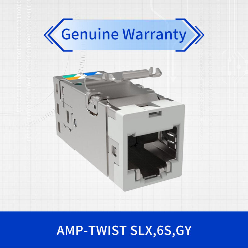 SL-Series Modular Jack, RJ45, Cat6 Shielded, Gray