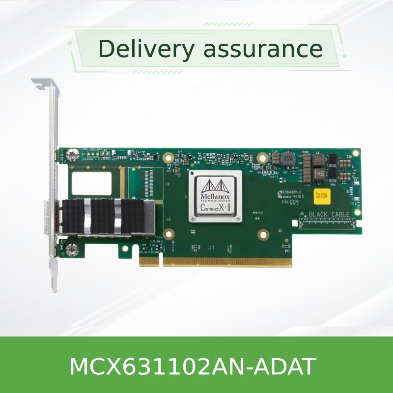 NVIDIA ConnectX-6 Lx MCX631102AN-ADAT Dual-Port 25GbE SFP28 SmartNIC dengan IPsec & ASAP