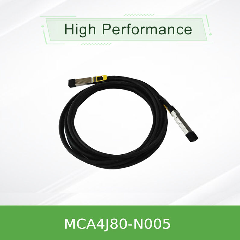 NVIDIA Mellanox MCP4Y10-N002 800Gb/s Twin-Port OSFP Passive Direct Attach Copper Cable ?? 2m, NDR InfiniBand & 400GbE, Daya Hampir Nol, Latensi Terendah