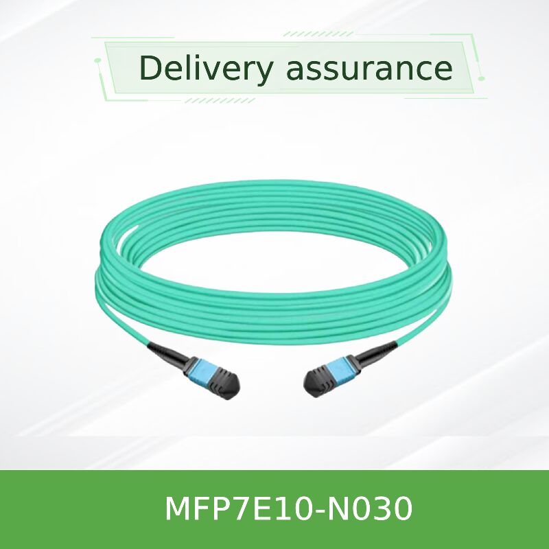 Kabel Fiber Optik Multimode NVIDIA Mellanox MFP7E10-N030 30m MPO-12/APC OM4 Tipe-B untuk 800G/400G
