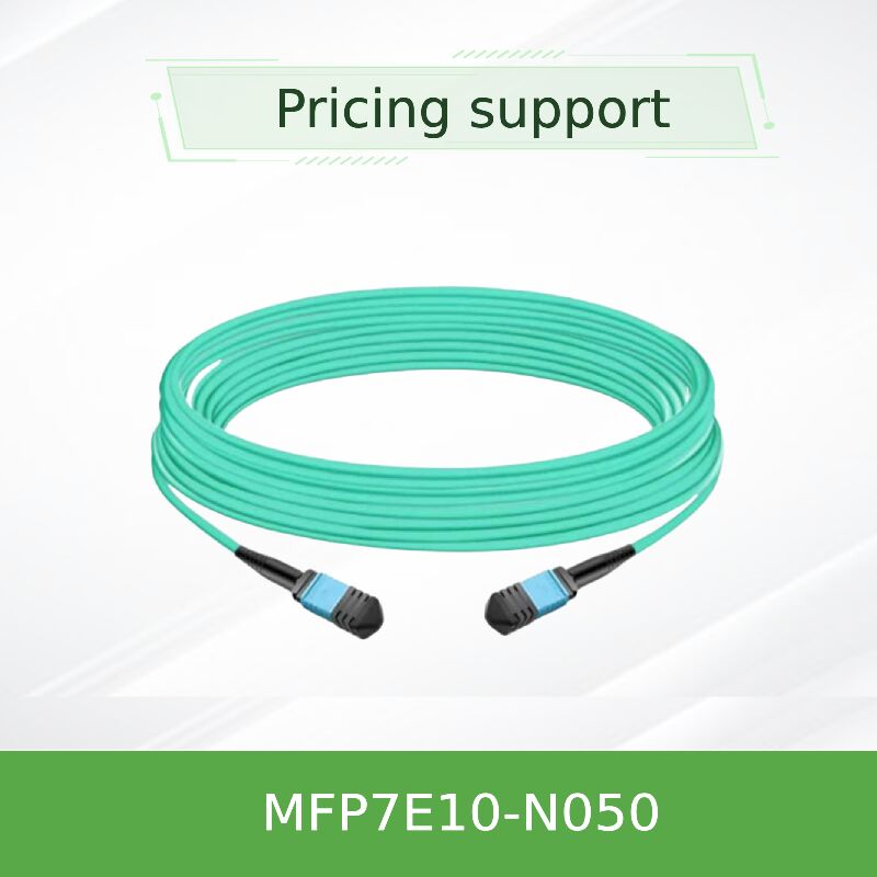 Kabel Fiber Optik NVIDIA Mellanox MFP7E10-N050 50m MPO-12/APC Multimode OM4 Tipe-B untuk 800G/400G