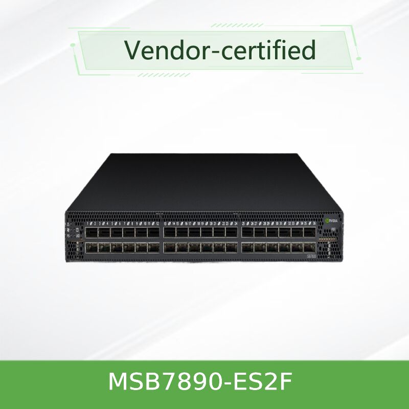 NVIDIA Mellanox MSB7890-ES2F 100G InfiniBand Switch 36-Port 7.2Tb/s Unmanaged Switch with P2C Airflow UFM Ready